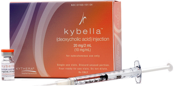 Kybella products for the remedy of double chin or excess fat